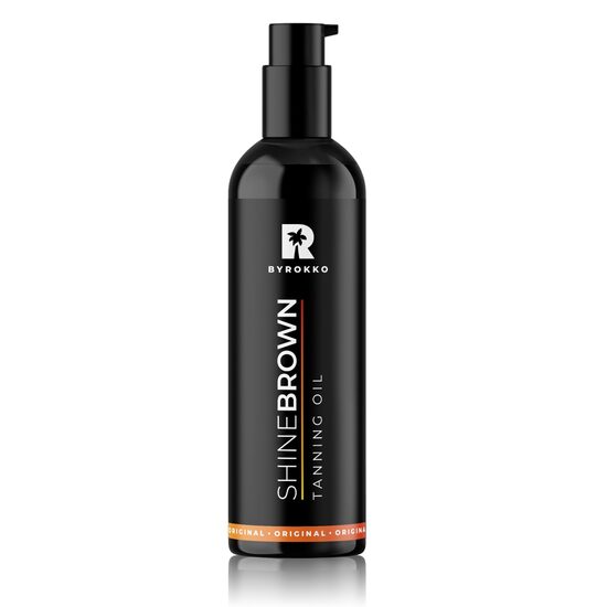 BYROKKO Shine Brown Oil iedegumu veicinoša eļļa ķermenim 150ml