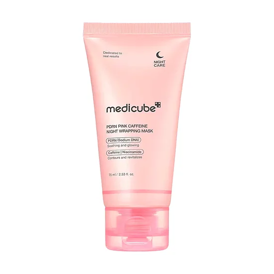 Medicube PDRN Pink Caffeine Night Wrapping Mask nakts sejas maska, 75ml