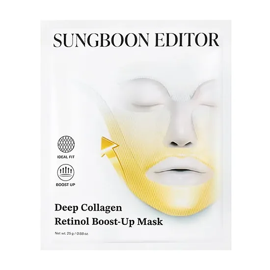 Sungboon Editor Deep Collagen Retinol Boost Up Mask nostiprinoša sejas maska 1.gb