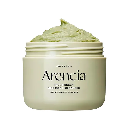 ARENCIA Fresh Green Rice Mochi Cleanser attīrošs sejas līdzeklis, 120g