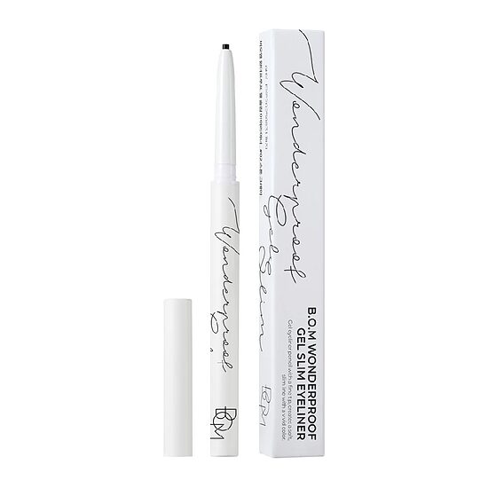 B.O.M Wonderproof Gel Slim Eyeliner ūdensizturīgs gēla acu zīmulis