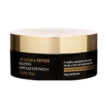 Farmstay - 24K Gold & Peptide Solution Ampoule Eye Patch - 90g