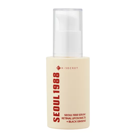 K-SECRET – SEOUL 1988 Serums: Retinal Liposome 2% + Black Ginseng – 30 ml