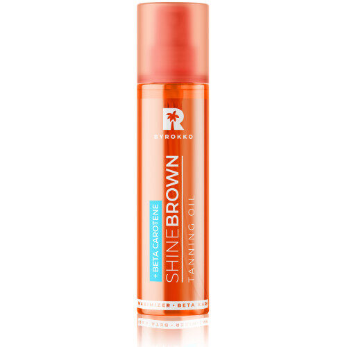 BYROKKO SHINE BROWN iedegumu pastiprinoša eļļa ar beta karotīnu, 150ml