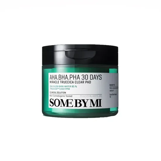 Some By Mi AHA BHA PHA 30 Days Miracle Truecica Clear Pad attīrošie vates diski, 70 gab.